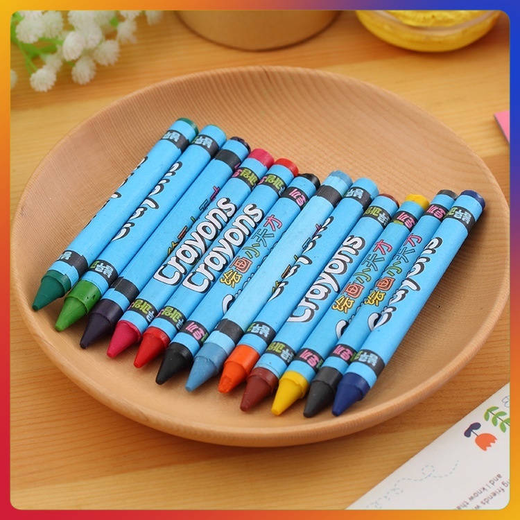 

Set krayon 8 warna / set stik gambar krayon lukisan cat minyak anak 24 warna