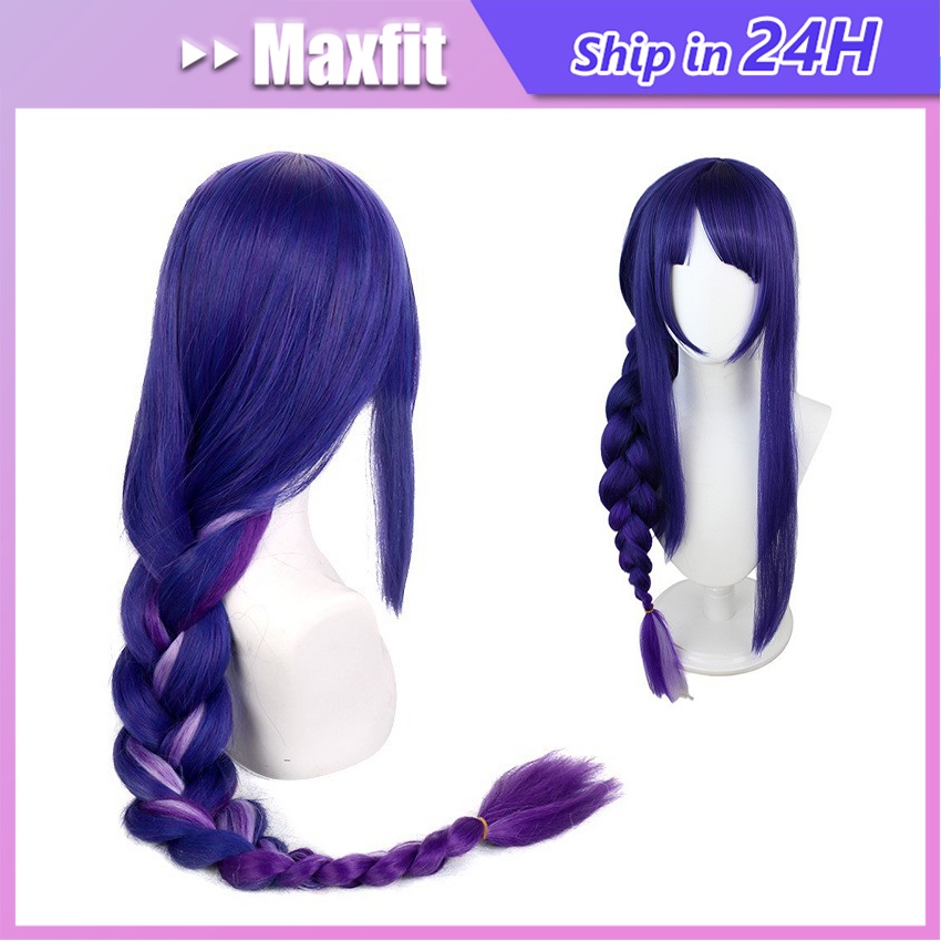 Manmei Wig Raiden Shogun Manmei Genshin Impact Raiden Shogun Cosplay Wig Raiden Baal