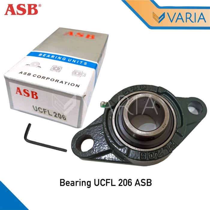 Bearing UCFL 206 ASB Diameter As 30 mm Laher Pillow Block Duduk