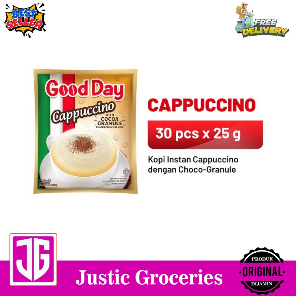 

GOOD DAY Cappuccino 1 Bag (30 x 25 gr)