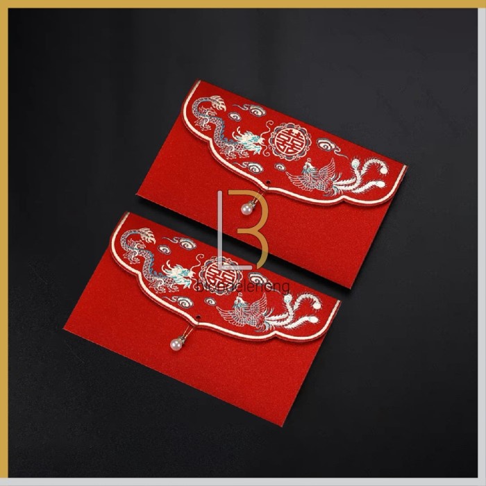

Dompet Kertas Amplop Angpao Angpau Hongbao Wedding Sangjit Shuangxi - 2 Pcs (1Pack)