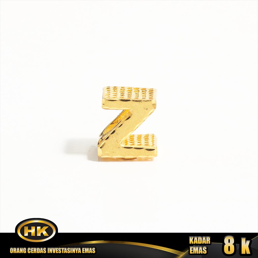 HK Mustika Gold - Liontin Emas 8K - Huruf Z