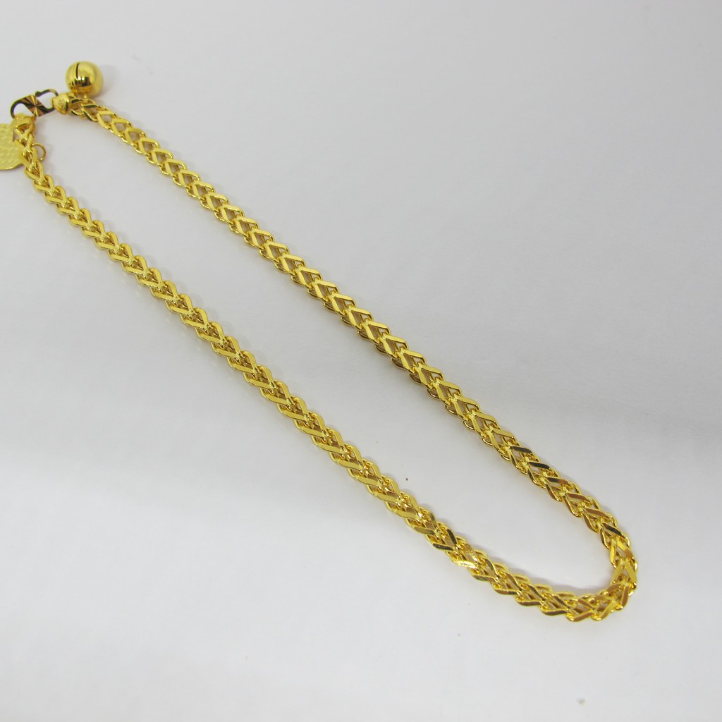 Rantai kaki anak dan dewasa emas asli kadar 700 70% 22 16k 2 3 4 5 gram polos milano victory lonceng