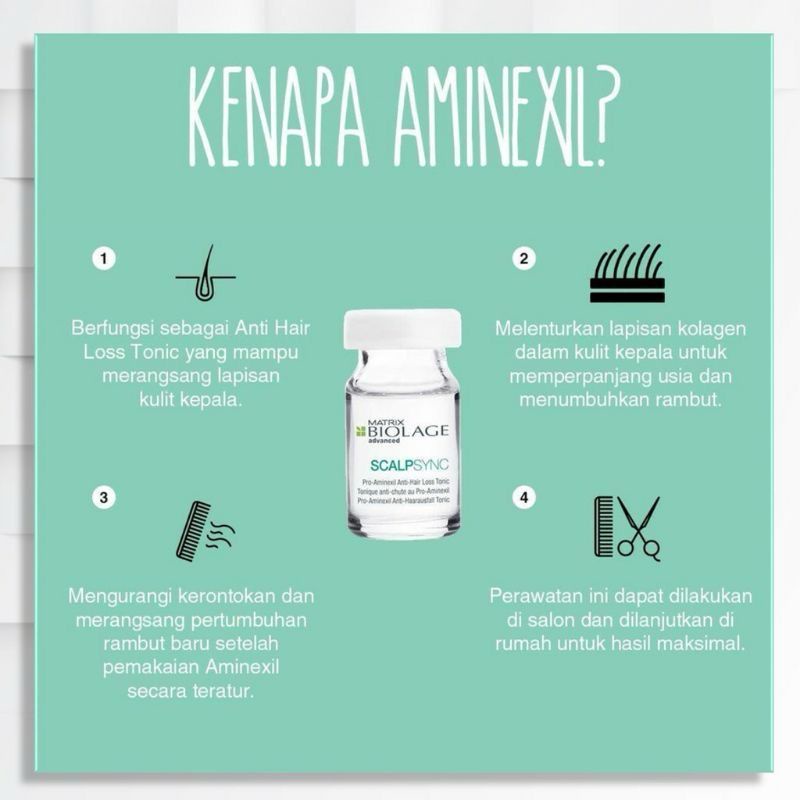 Matrix Biolage Scalpsync Aminexil 6ml / Serum Rambut Rontok Matrix 
