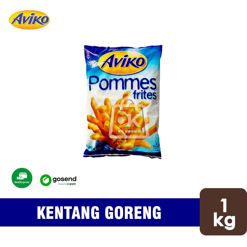 

Kentang Goreng Aviko Straight Cut / Kentang Frozen 1 Kg (KHUSUS INSTANT)