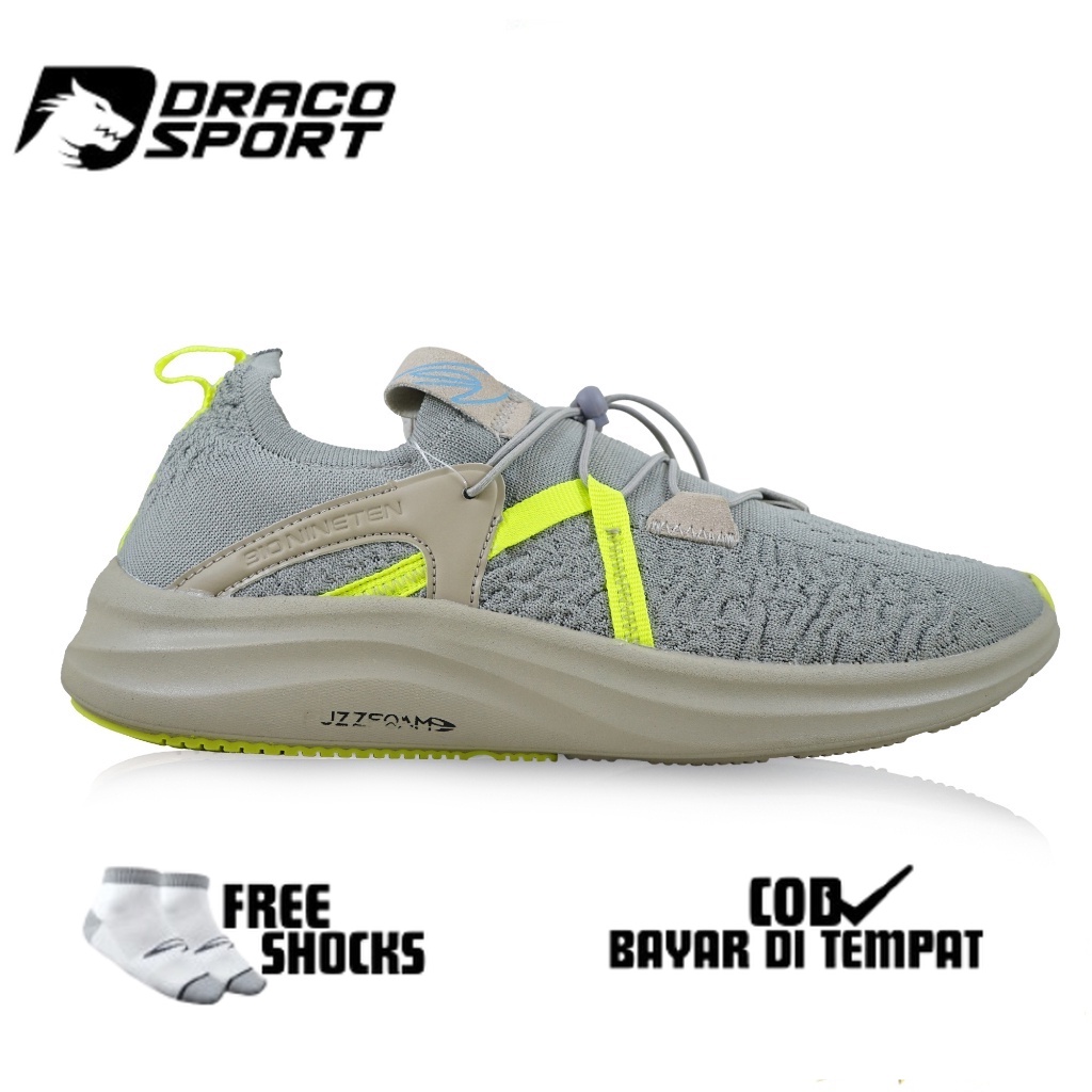 910 Nineten FUJI RCV Sepatu Lari - Abu-abu