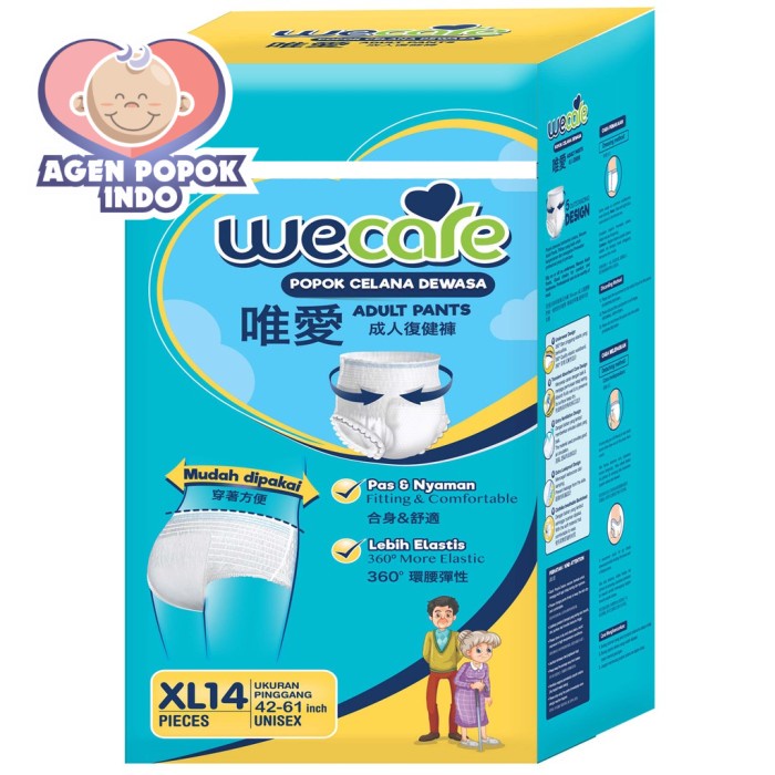 Marynt WECARE Popok Celana Dewasa XL 14 | WE CARE Adult Pants Diapers XL14
