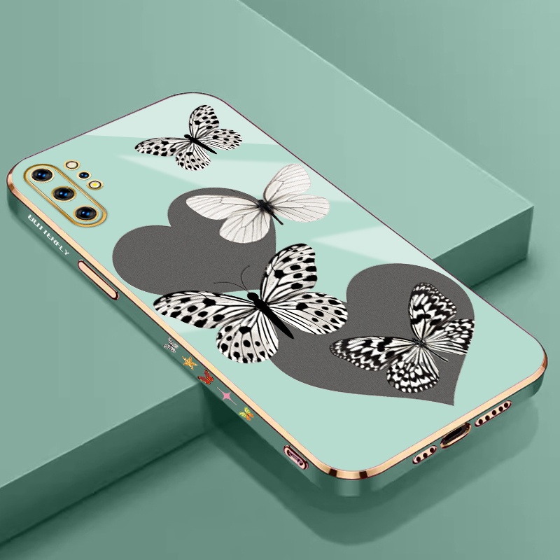 Casing 6D Plating Soft Case hp For Samsung Note 10 Plus Note 10 4G 5G case Note 10 Lite Note 10 Pro 