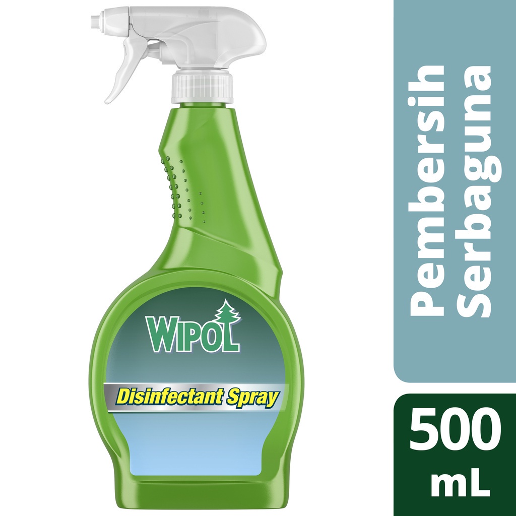 Wipol Disinfectant Spray Disinfektan POWER CLEAN 100X Lebih Efektif Bunuh Kuman 500 ML..