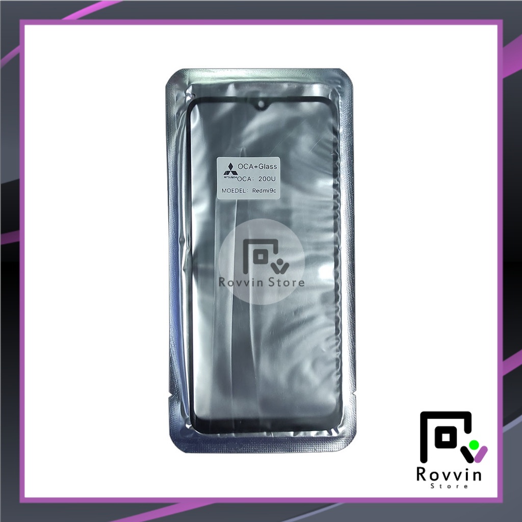 GLASS KACA DEPAN LCD TOUCSCREEN TC OCA GLUE XIAOMI REDMI 9C NYL3557R5