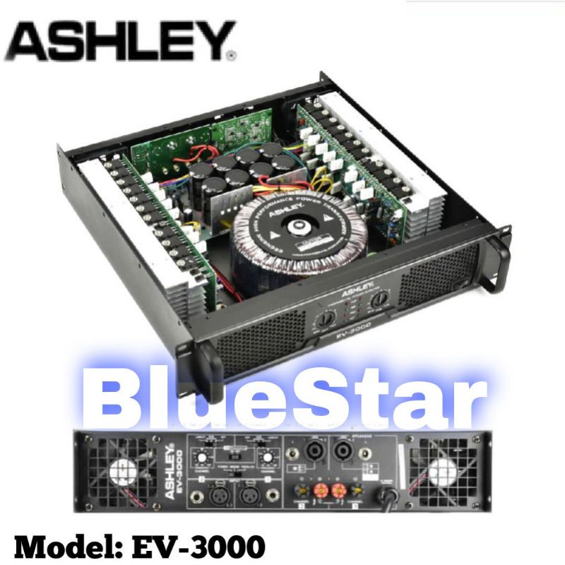 Power Ashley EV3000 Amplifier Ashley EV 3000 Original