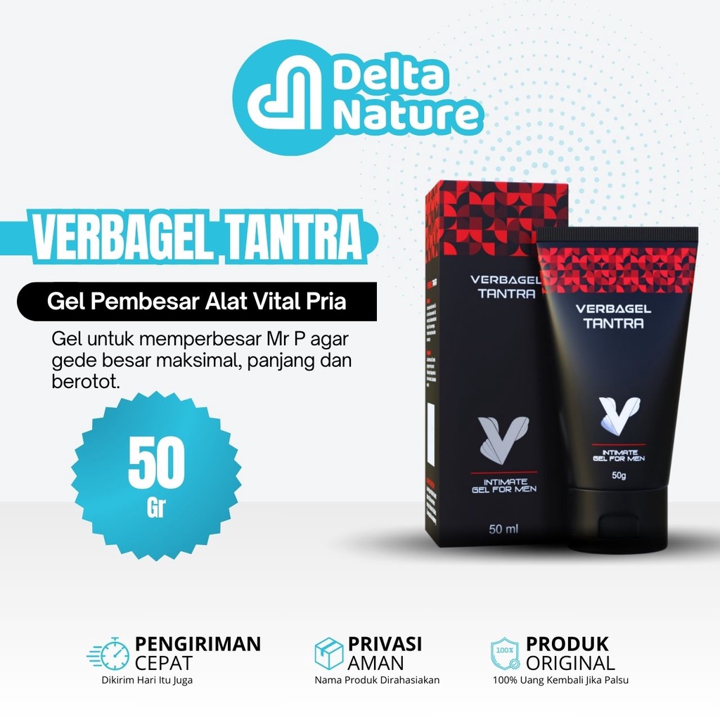 VERBAGEL Tantra Obat Pembesar Alat Kelamin Pria Dewasa Teruji Ampuh & Permanen