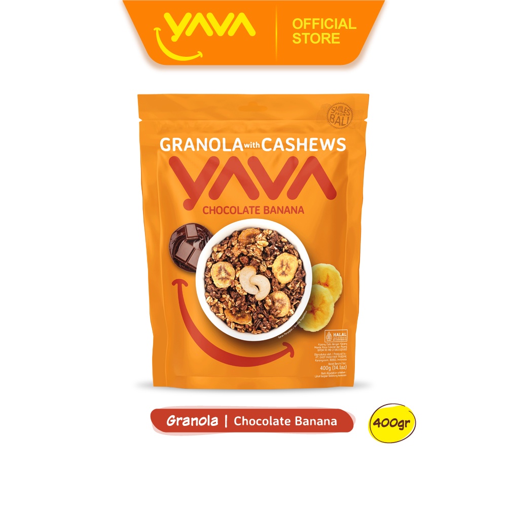 

YAVA Granola Chocolate Banana 400g