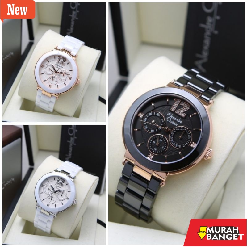 kualitas terjamin ori- AC2359 Jam Tangan Wanita Alexandre Christie AC 2359 Original