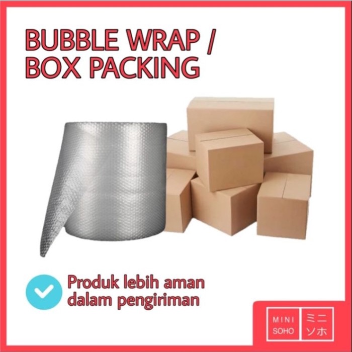 

Buble Wrap / Kardus / Packaging Extra / Xtra Packing / Kardus & Buble