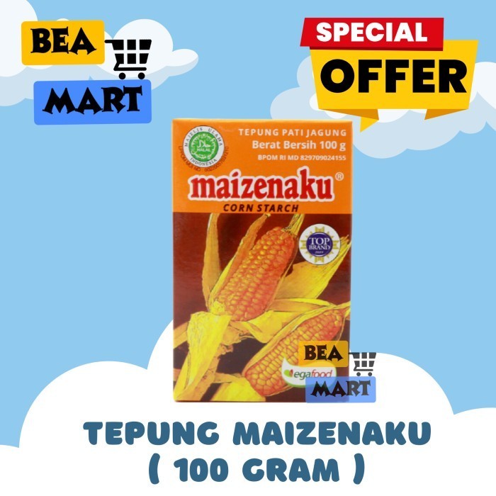 

Tepung Maizena / Jagung 100 gr | Kemasan Maizenaku 100gr | Corn Starch