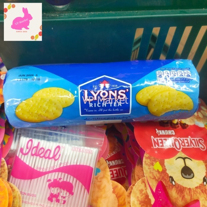 

Lyons rich tes Biscuit biskuit Marie 300gr