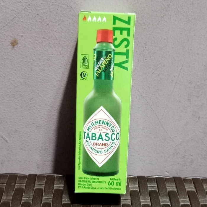 

Tabasco brand jalapeno pepper sauce saus 60ml