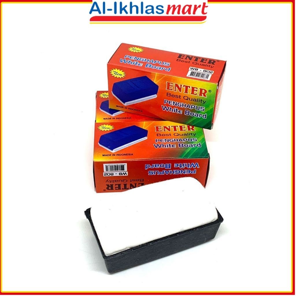 

Penghapus Papan Tulis/Whiteboard Kecil Enter 802 (Pcs)