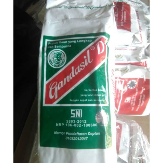 (COD) Pupuk Daun Gandasil D 500 gram