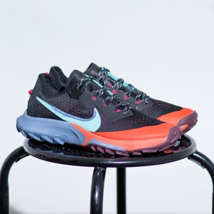 Sepatu Nike Zoom Terra Kiger 7 Trail Black Red Tosca Original Terbaru