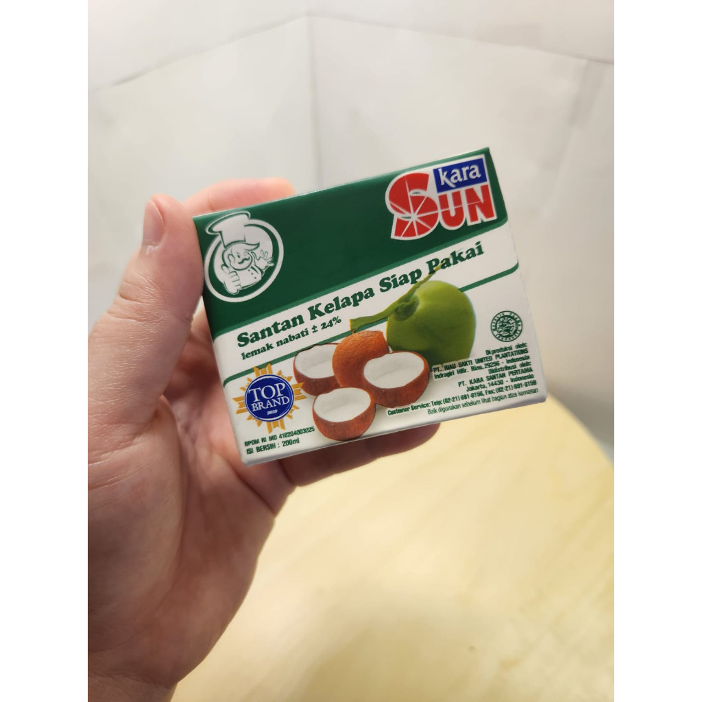 

SUN KARA 200 ml Santan Cair siap pakai / Santan instant praktis