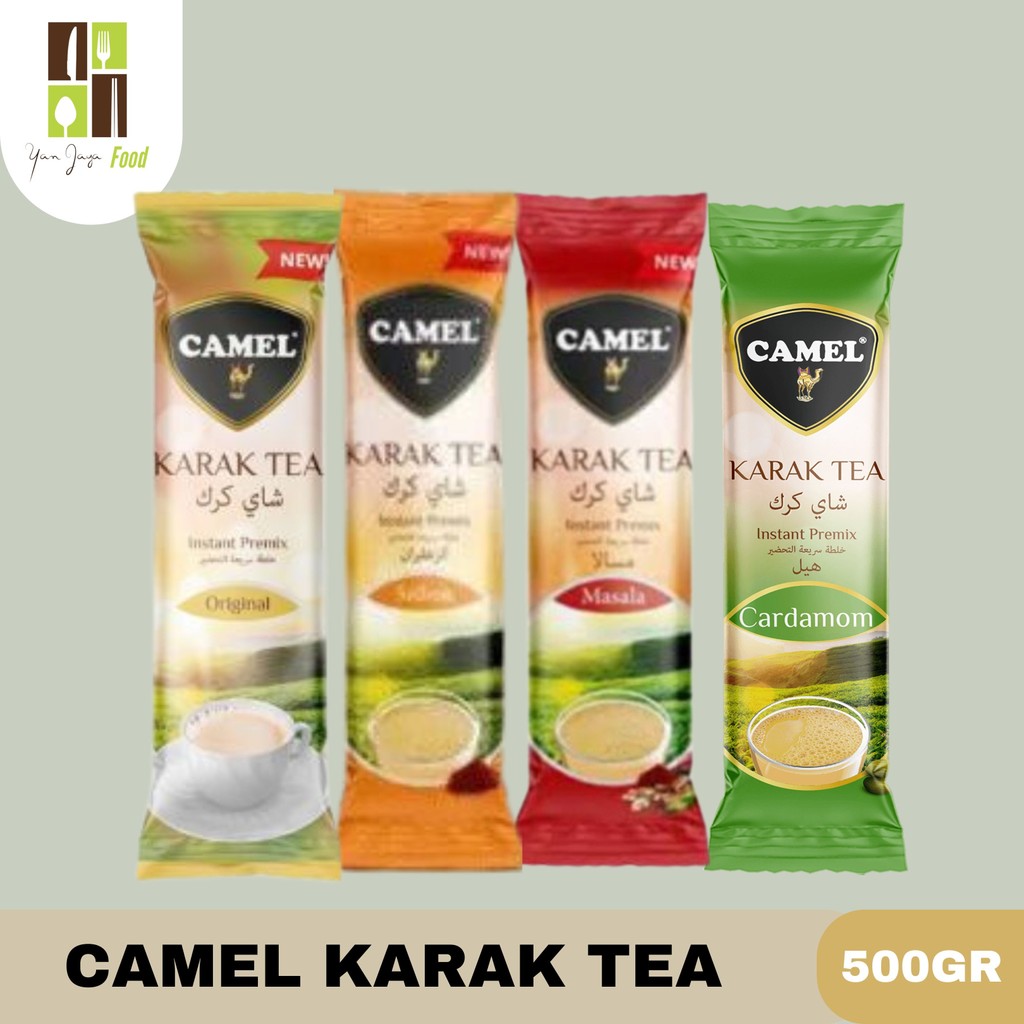 

Camel Karak Tea Original - Masala - Cardamom - Saffron Kemasan 1 pc