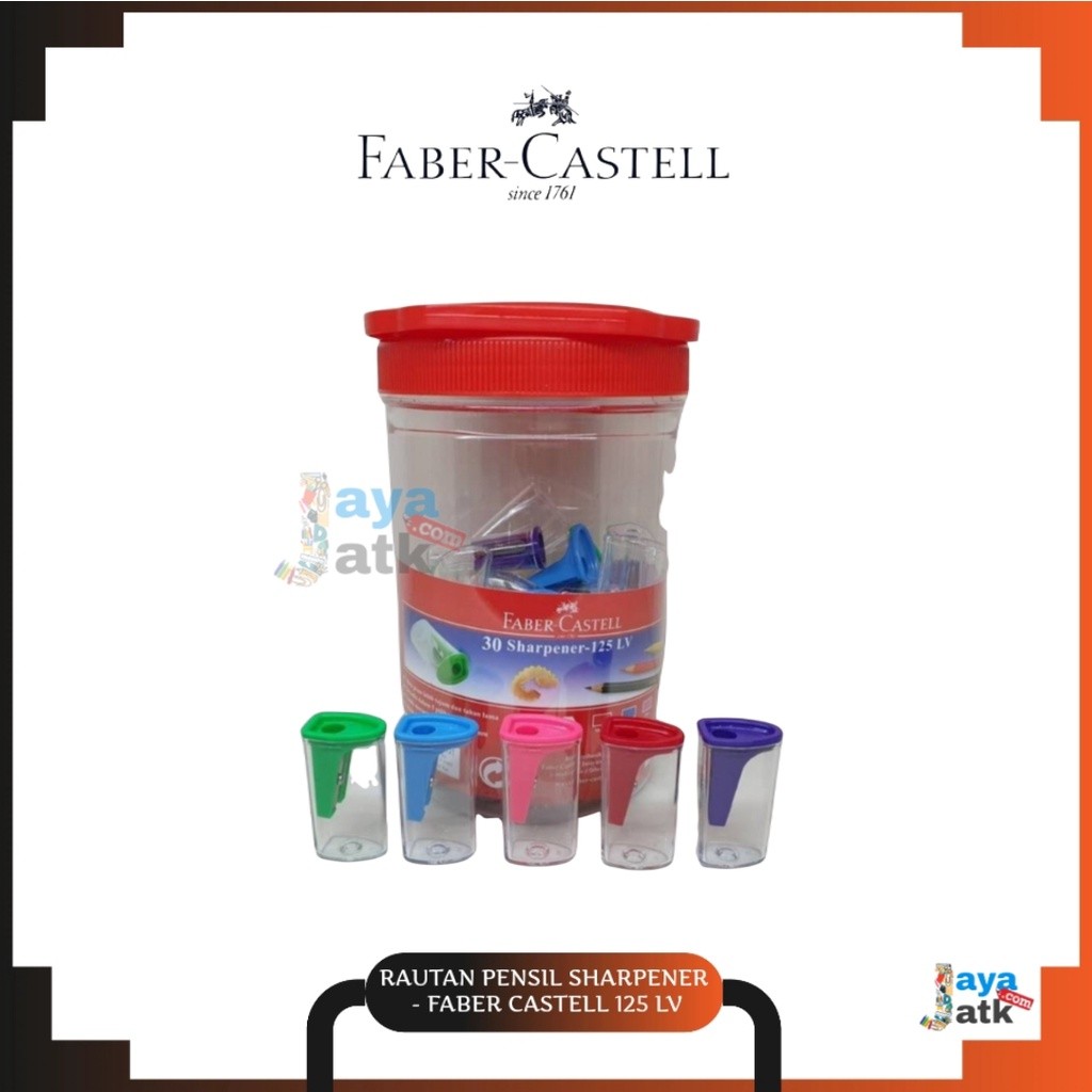 

Rautan Pensil Sharpener Serutan - Faber Castell 125 LV