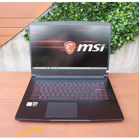 Laptop Msi Gf63 Intel Core i7-10750H Nvidia GeForce GTX 1650Ti Ram 8gb Ssd 512Gb Scu18498 Windows 11