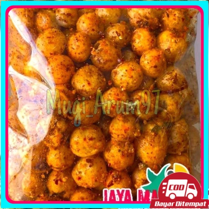 

1kilogram cimol kering pedas daun jeruk /emplod /endog lewo