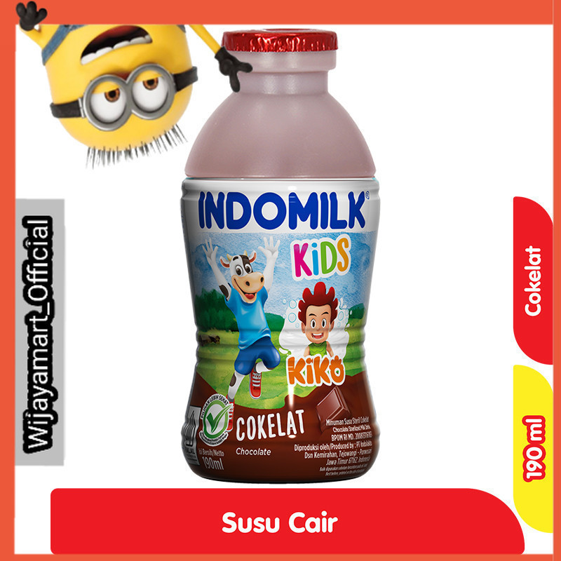 

Indomilk Susu Cair Rasa Cokelat 190 ml