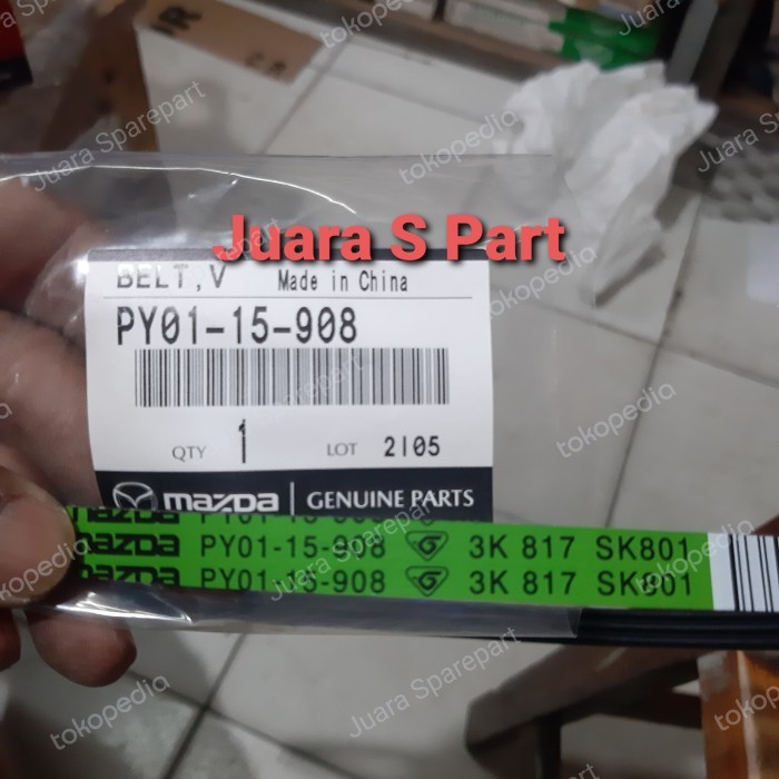 fanbelt water pump 3pk 817 mazda 6 sky 2500cc mazda cx5 2500cc