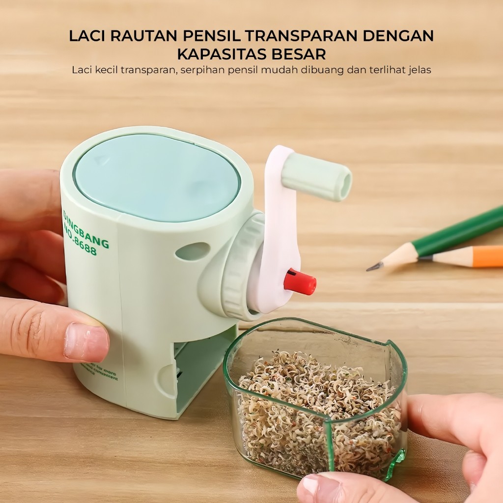 

Ay00! BOBOMART SERUTAN PENSIL ANAK - SERUTAN MEJA PUTAR MINIMALIS ELEGAN DB-8688