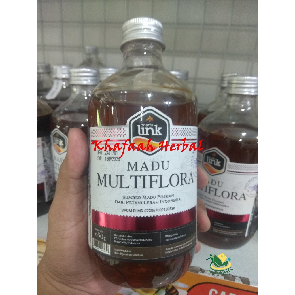 

Madu Multiflora 650Gr - Honey Original 100% - Madu Link