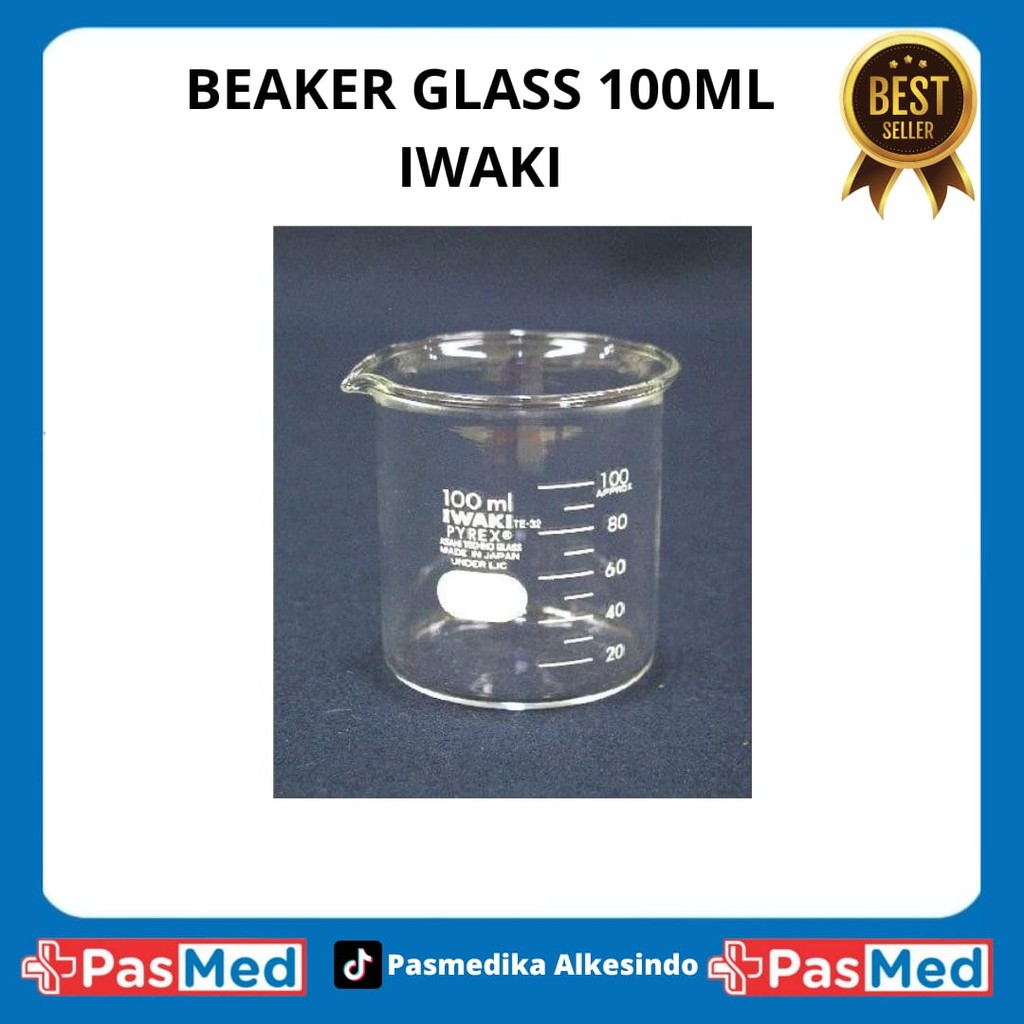 Beaker Glass Iwaki 100ml Iwaki