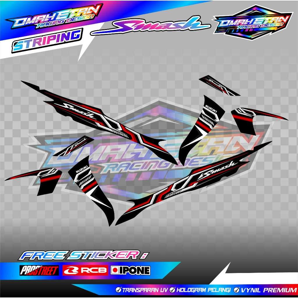 STRIPING VARIASI MOTOR SMASH / STICKER LIST VARIASI SUZUKI SMASH