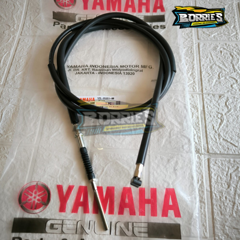 TALI KABEL REM BELAKANG MIO SPORTY ATAU SMILE ORIGINAL ORI YAMAHA 5TL-F6351-00