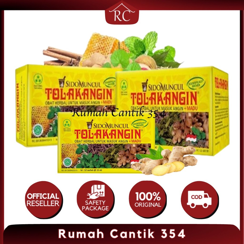 

Rumah Cantik Tolak Angin Cair Dus 3x12's Herbal - Masuk Angin Daya Tahan Tubuh