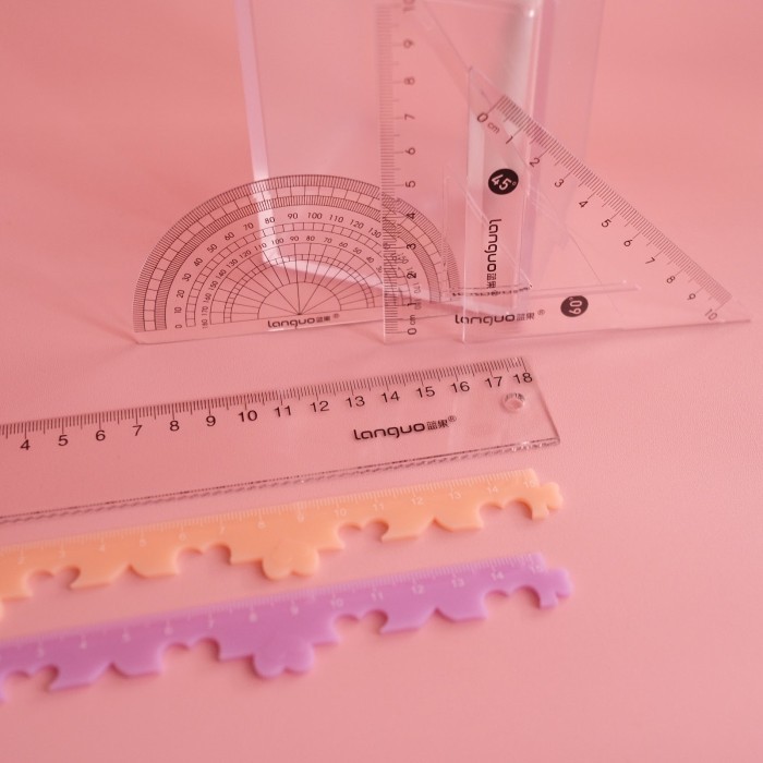 

Penggaris Math set / Set Matematika Impor lucu Alat Tulis Sekolah Anak