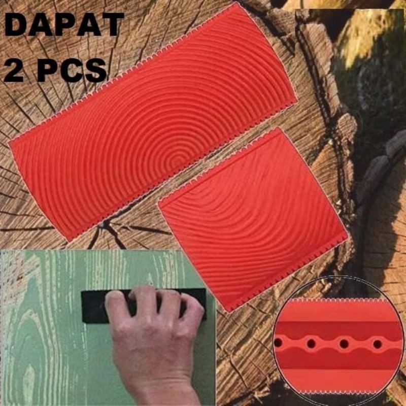 wood graining cat motif kuas karet cat motif kayu alat pembuat motif cat kayu kuas cat