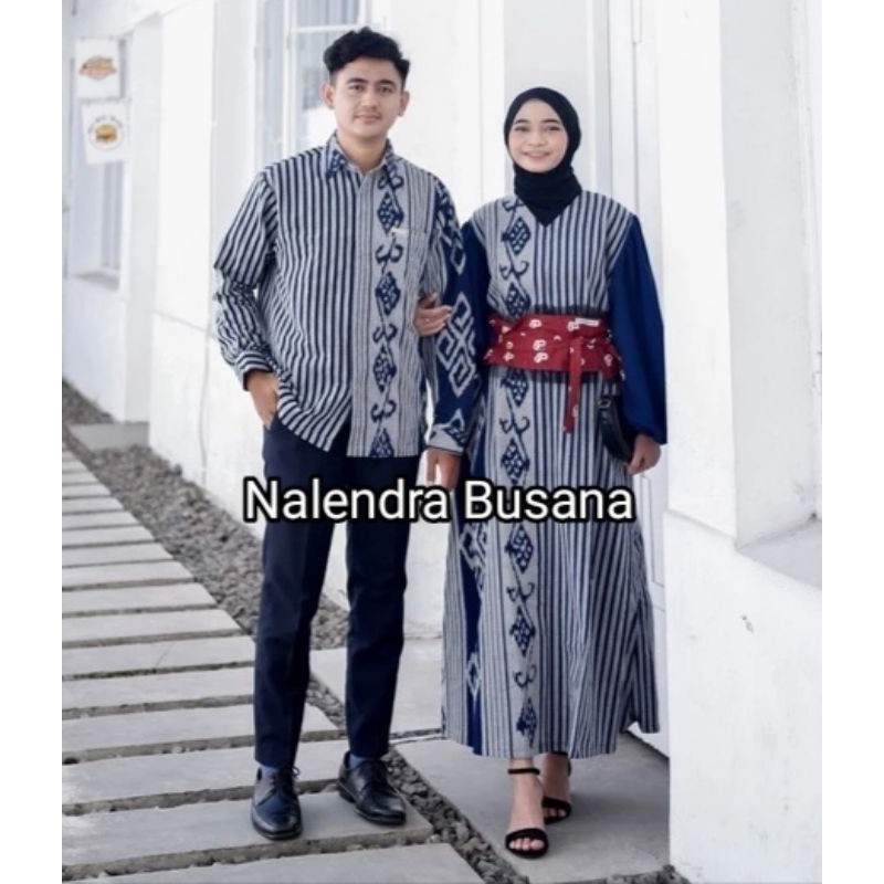 LURIK READY STOCK SET COUPLE GAMIS TENUN DRESS TENUN RAYYA LURIK BAJU KLUARGA BAJU KONDANGAN