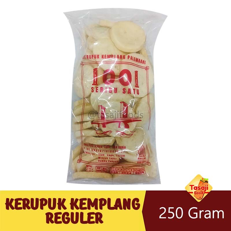 

Kerupuk Kemplang Reguler Palembang 1001 Kemasan 250 Gram