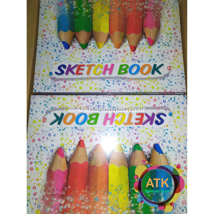 

Buku Sketsa / Sketchbook Kiky ukuran A4 50 lembar Grosir Murah