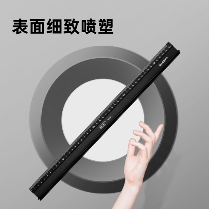 

Deli Tools Penggaris Safety Protective Ruler 450 & 500mm DL82XX - 300mm