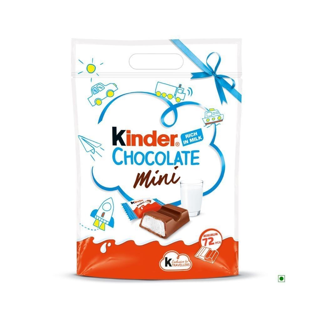 

Cokelat KINDER Chocolate Mini T72 Rich in Milk 460gram asal Italy