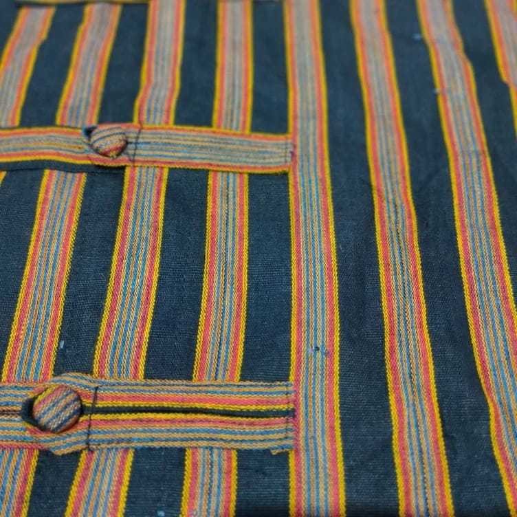 Surjan Lurik Koko Shanghai / Baju Koko Lurik Cina Shanghai Desa BARU Lurik