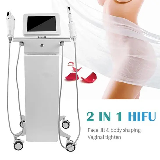 Hifu 2in1 Vintage Hifu Face Anti-Aging Wrinkle Removal Beauty Machine and Miss V Tightening