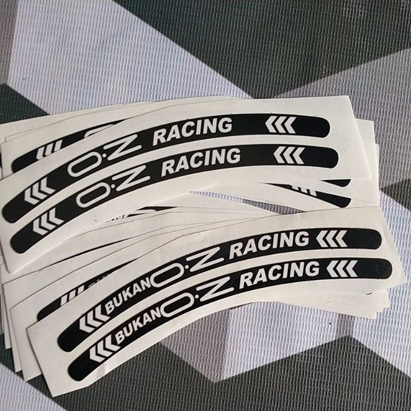 STIKER VELG oz racing bukan oz racing Printing cutting laminasi