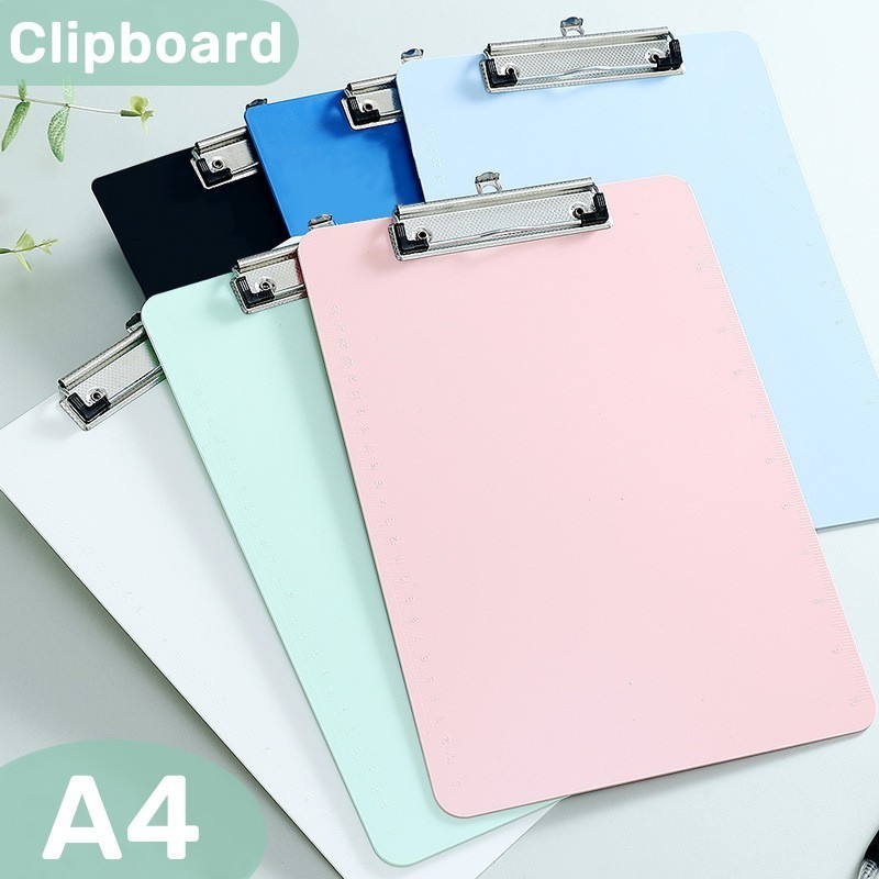 

Original Clipboard A4 warna pastel ATK Papan Jalan fleksibel ringan Papan Ujian folio bisa digantung aesthetic anti air Clip board clipfolder test board plastik Map dokumen jepitan penyimpanan kertas Organizer file sekolah kantor pelajar aL-36
