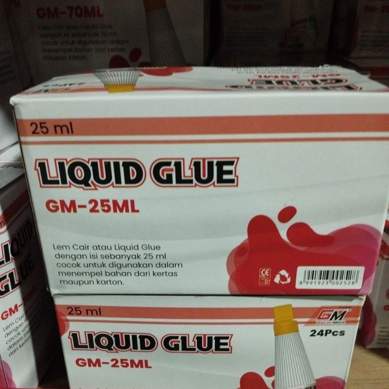 

Lem Kertas Cair 25ml per box isi 24